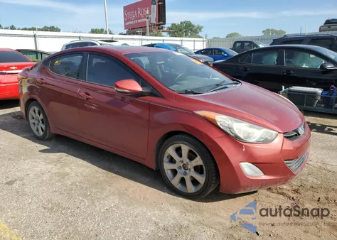 2012 Hyundai Elantra Gls z USA, uszkodzony, nr VIN KMHDH4AE6CU244837